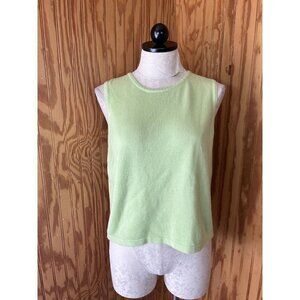 Lilly Pulitizer Womens VINTAGE Sleeveless Knit Tank Shell Top Size L PETITE